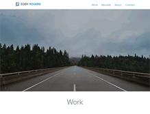 Tablet Screenshot of codyrogersdesign.com